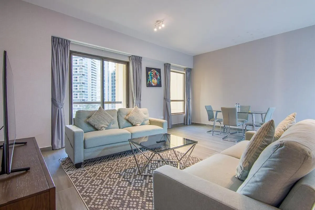 Peaceful 1 Bedroom In Jbr Rimal 4 With Marina View Dubai Apartment